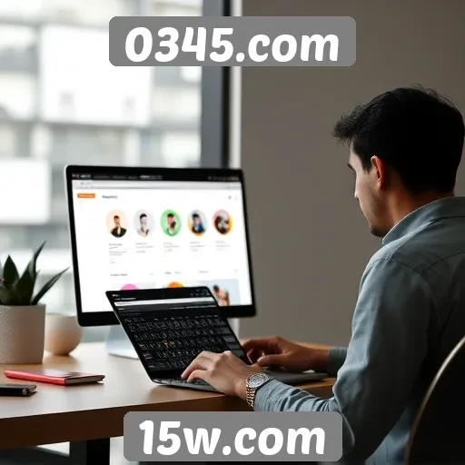 Experiência do usuário no site 0345.com